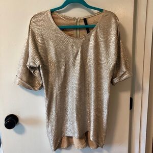 Metallic Zara tunic